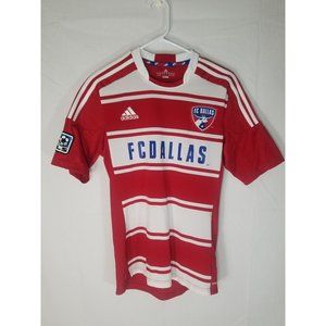 Adidas Climacool Men's FC DALLAS MLS Soccer Jersey Red White Size Small